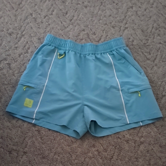 MPG Pants - MPG Light Blue Athletic Shorts